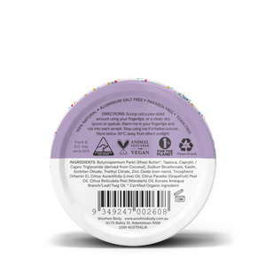 Woohoo All Natural Deodorant Paste 60g (Tin) - Pop Scent