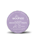 Woohoo All Natural Deodorant Paste 60g (Tin) - Pop Scent