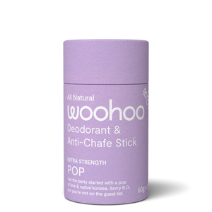 Woohoo All Natural Deodorant Stick 60g - Pop Scent