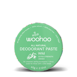 Woohoo All Natural Deodorant Paste 60g (Tin) - Wild Scent