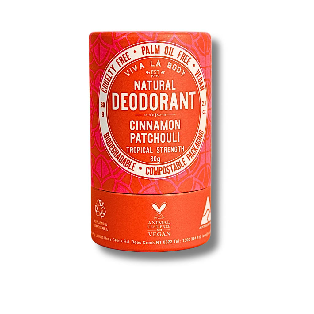 Natural Deodorant Cinnamon & Patchouli - 80g
