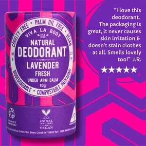 Natural Deodorant Lavender Fresh - 80g