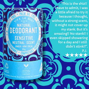 Natural Deodorant Sensitive Neutral Scent - 80g