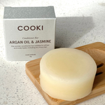 Argan Oil & Jasmine Conditioner Bar - For All Hair Types, Including Grey, Dry, Damaged or Curly Hair - 75g