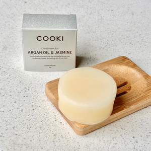 Argan Oil & Jasmine Conditioner Bar - For All Hair Types, Including Grey, Dry, Damaged or Curly Hair - 75g