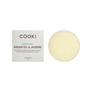 Argan Oil & Jasmine Conditioner Bar - For All Hair Types, Including Grey, Dry, Damaged or Curly Hair - 75g