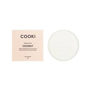 Coconut Shampoo Bar - For Normal Hair or Sensitive Skin (Low Scent) - 65g