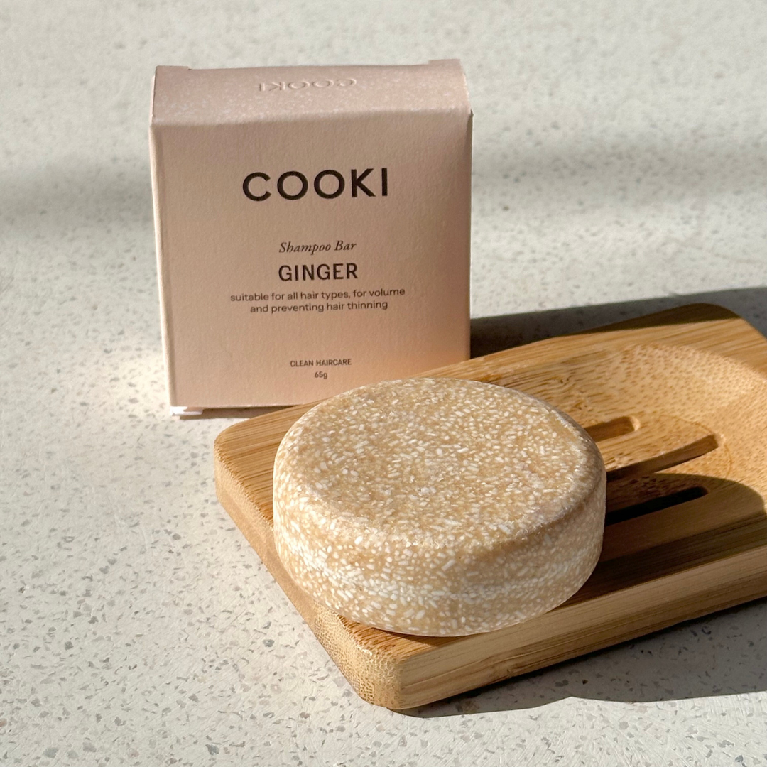 Ginger Shampoo Bar - For Volume and Preventing Hair Thining - 65g