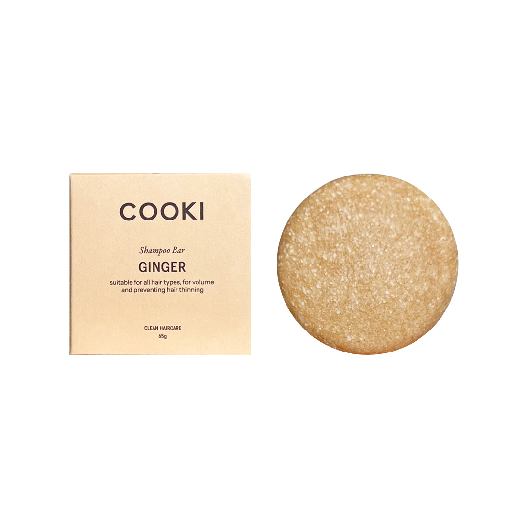 Ginger Shampoo Bar - For Volume and Preventing Hair Thining - 65g