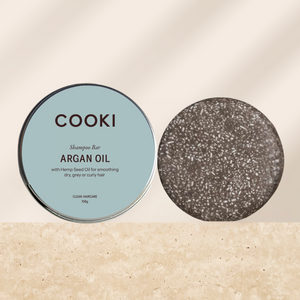 JUMBO Argan Oil Shampoo Bar - For Dry, Grey or Curly Hair - 108g