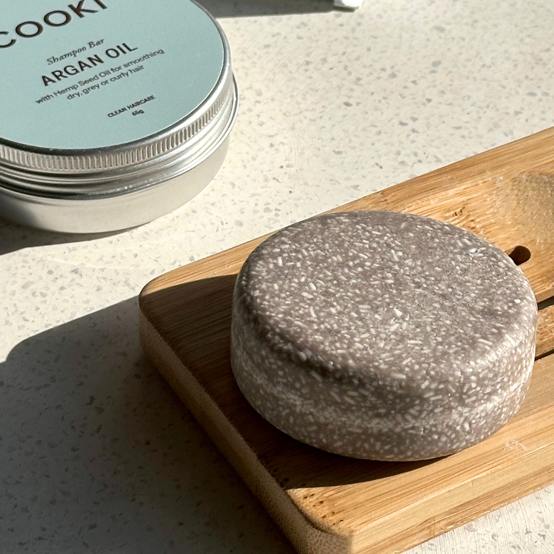 JUMBO Argan Oil Shampoo Bar - For Dry, Grey or Curly Hair - 108g