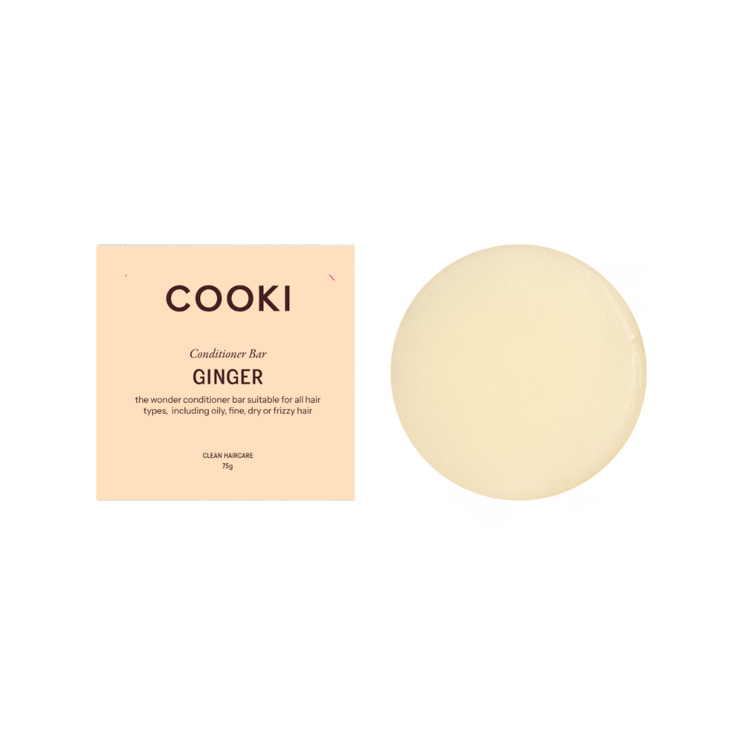 Ginger Conditioner Bar - For All Hair Types, Including Oily, Fine or Grey Hair - 75g