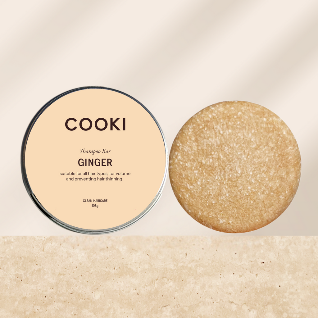 JUMBO Ginger Shampoo Bar - For Volume and Preventing Hair Thining - 108g