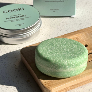 JUMBO Peppermint & Chamomile Shampoo Bar - For Dry, Flaky or Itchy Scalps - 108g