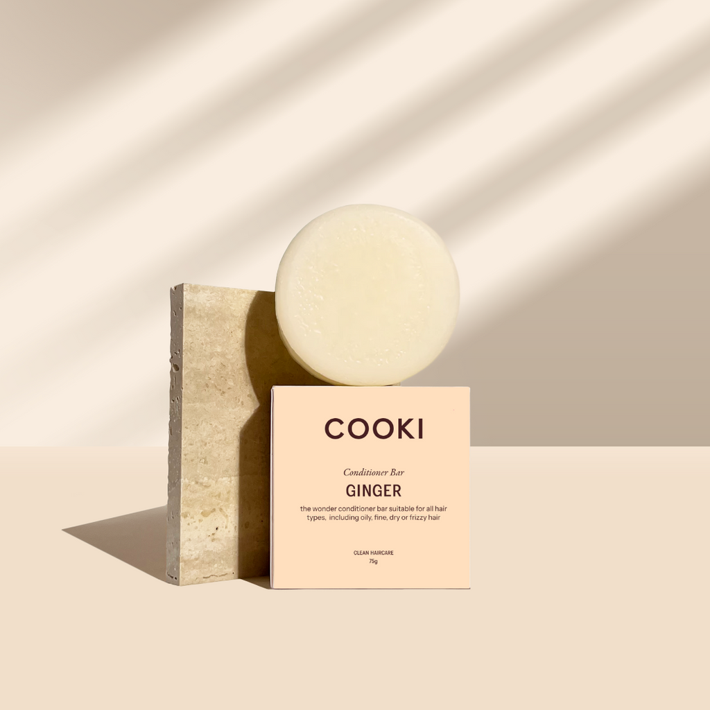Ginger Conditioner Bar - For All Hair Types, Including Oily, Fine or Grey Hair - 75g