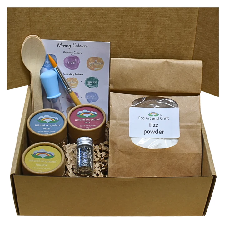 Eco Fizz and Paint Kit - Sensorial Playing – Be Gaia