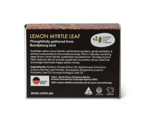 Australian Bush Range Soap - Lemon Myrtle Leaf 100g