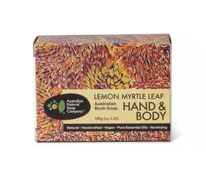 Australian Bush Range Soap - Lemon Myrtle Leaf 100g