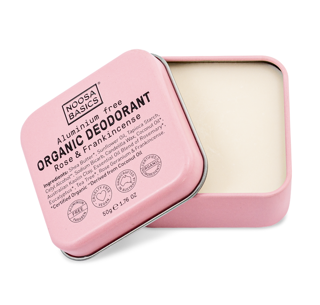 Organic Deodorant Cream - Rose & Frankincense