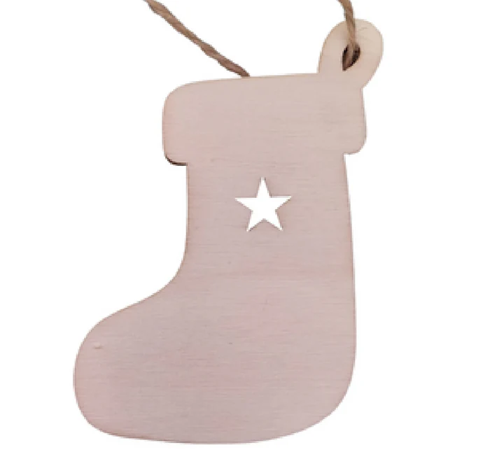 Wooden Stock - Ornament, Keyring, Gift Tag