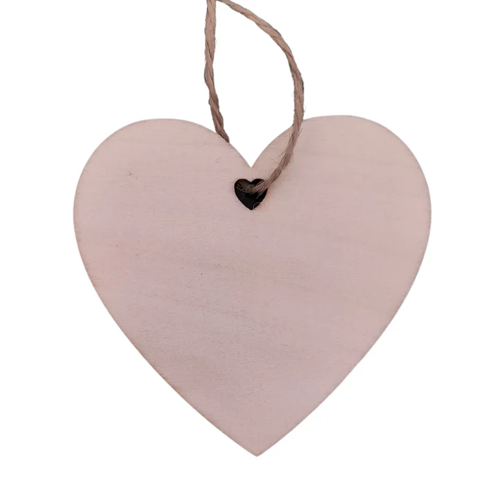 Wooden Heart - Ornament, Keyring, Gift Tag
