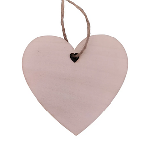 Wooden Heart - Ornament, Keyring, Gift Tag