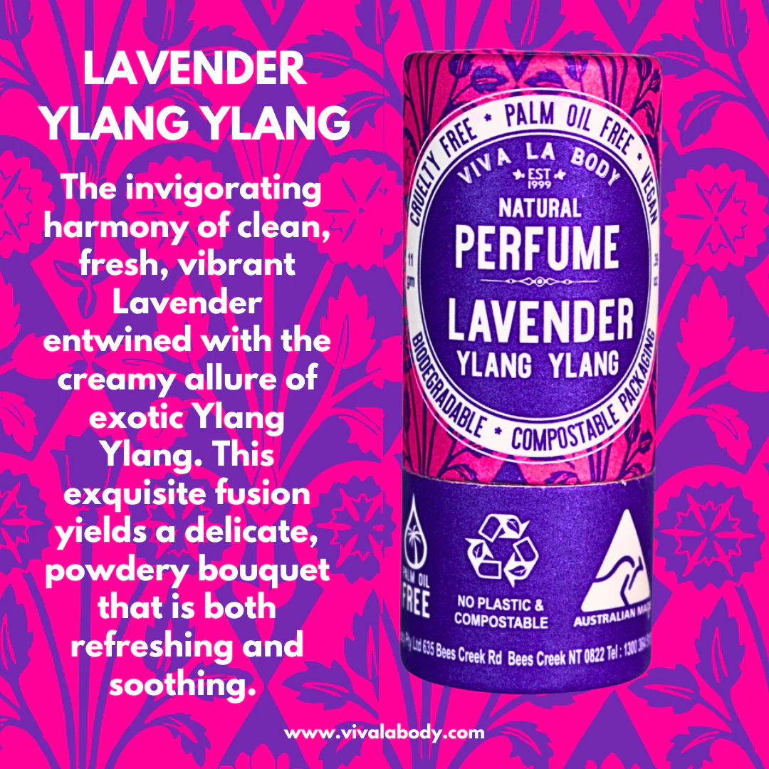 Natural Perfume Balm Lavender Ylang Ylang - 11g