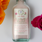 Pink Clay and Flower Petal Face Mask 50g