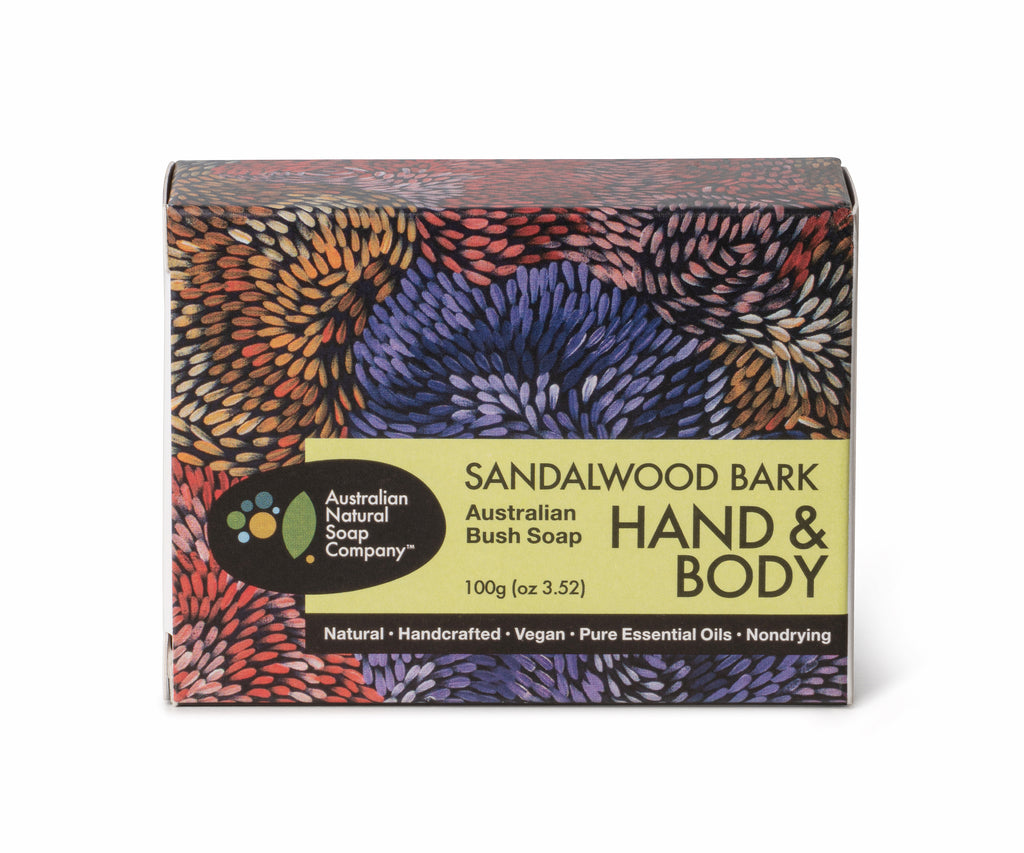Australian Bush Range Soap - Sandalwood Bark 100g