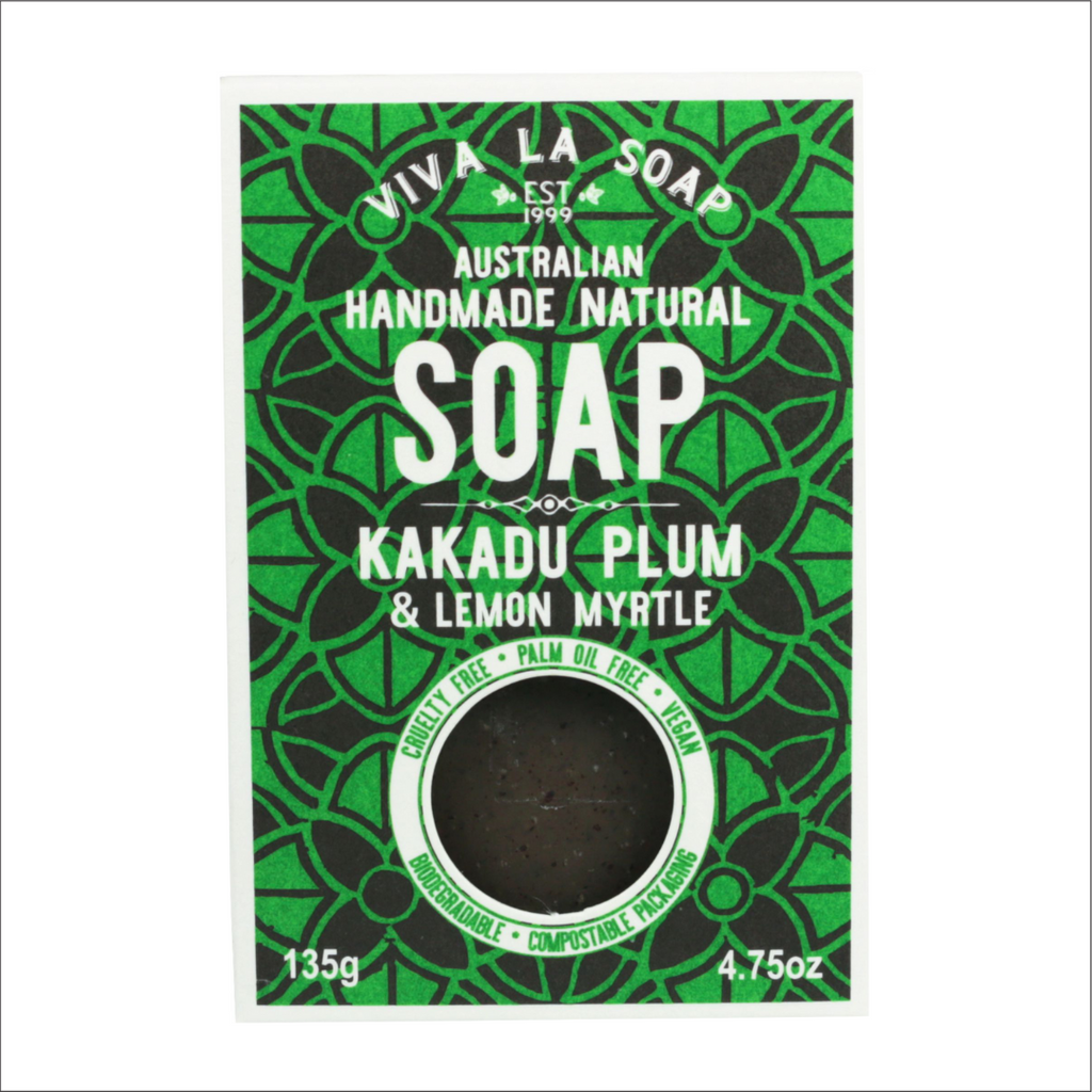 Handmade Natural Soap Kakadu Plum & Lemon Myrtle - 135g