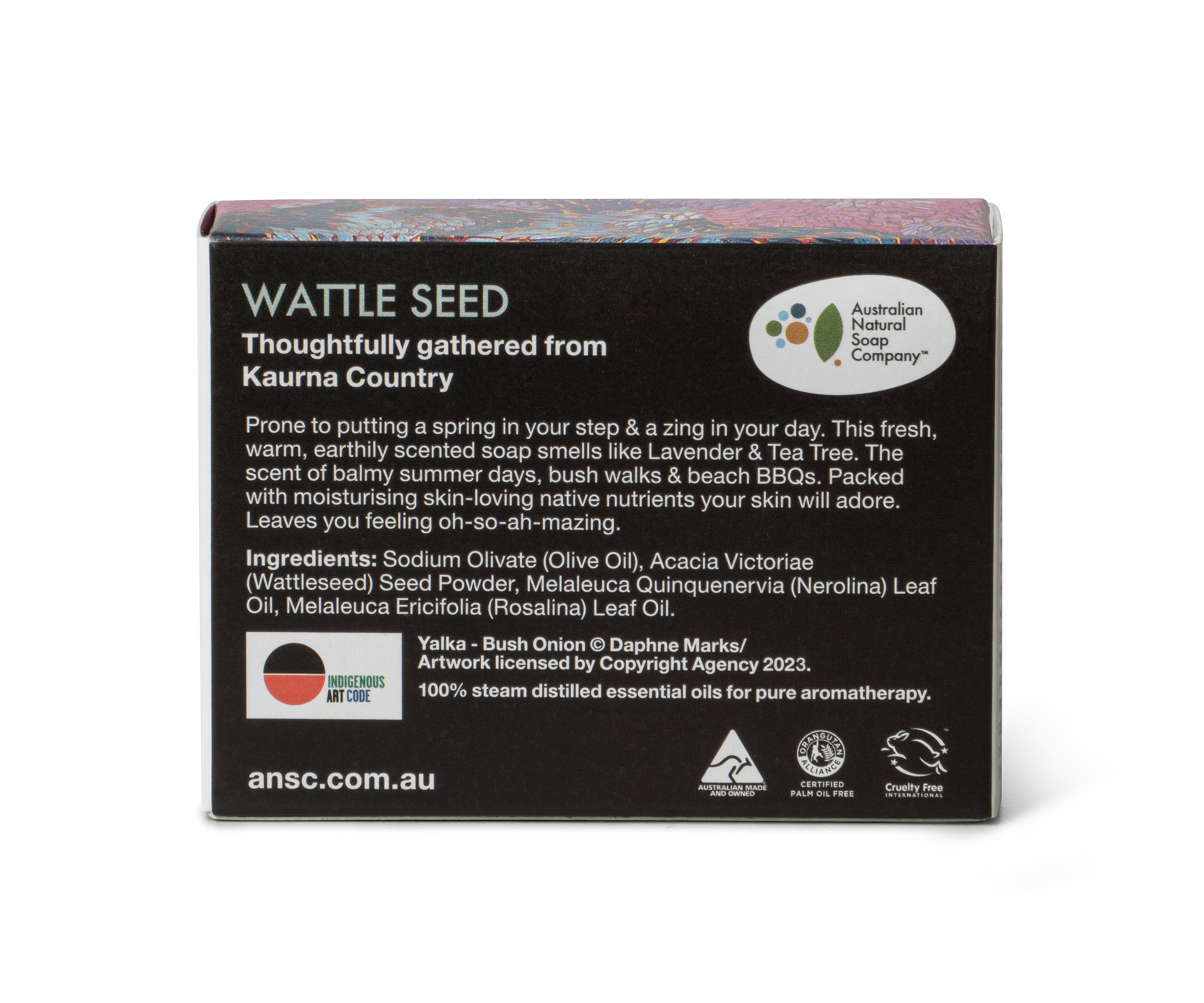 Australian Bush Range Soap - Wattle Seed 100g