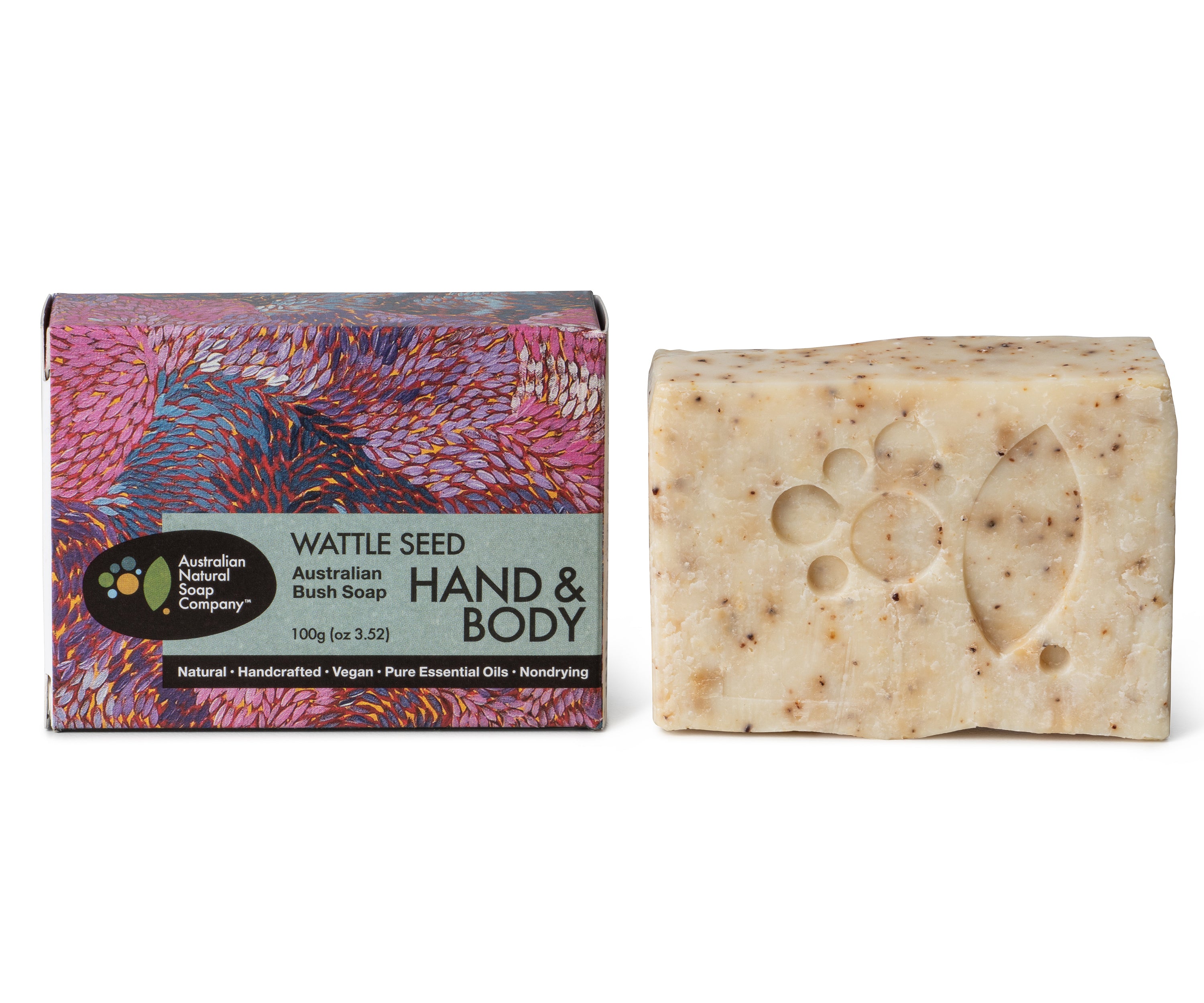 Australian Bush Range Soap - Wattle Seed 100g