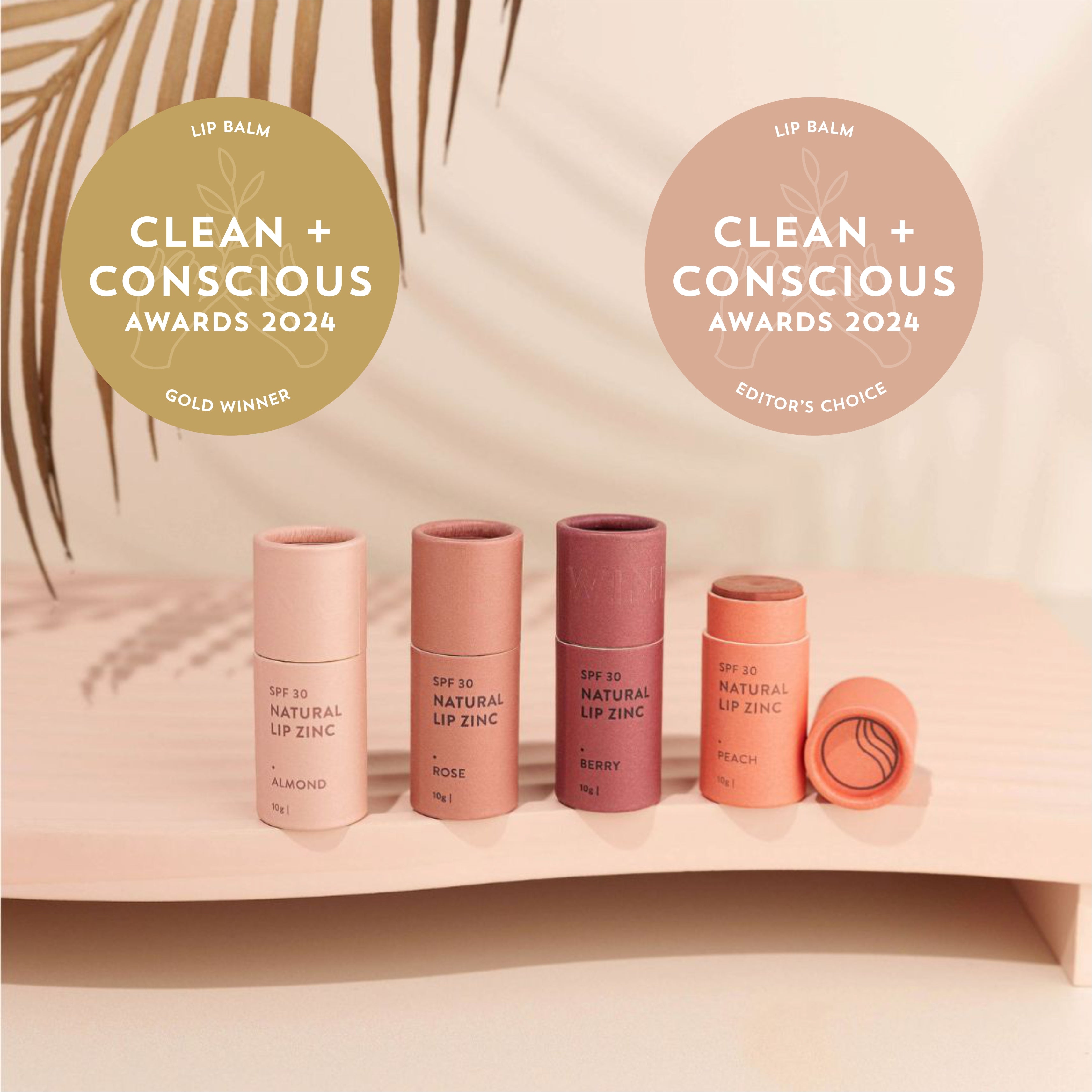 Tinted Lip Zinc SPF 30 - 10g (4 Colours)