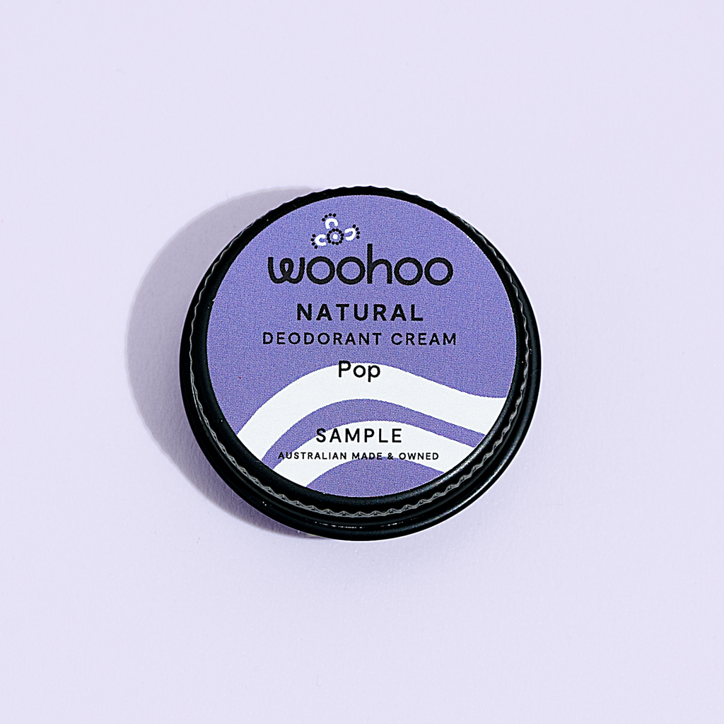 Sample Size - Woohoo All Natural Deodorant Paste 10g - Pop Scent