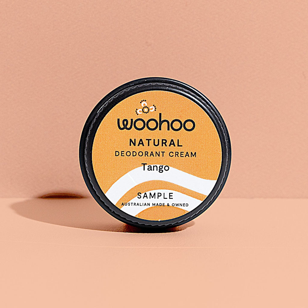 Sample Size - Woohoo All Natural Deodorant Paste 10g - Tango Scent