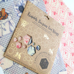 Lunchbox Set Beeswax Food Wrap (2 wraps; mixed design)