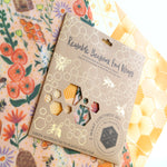 Lunchbox Set Beeswax Food Wrap (2 wraps; mixed design)