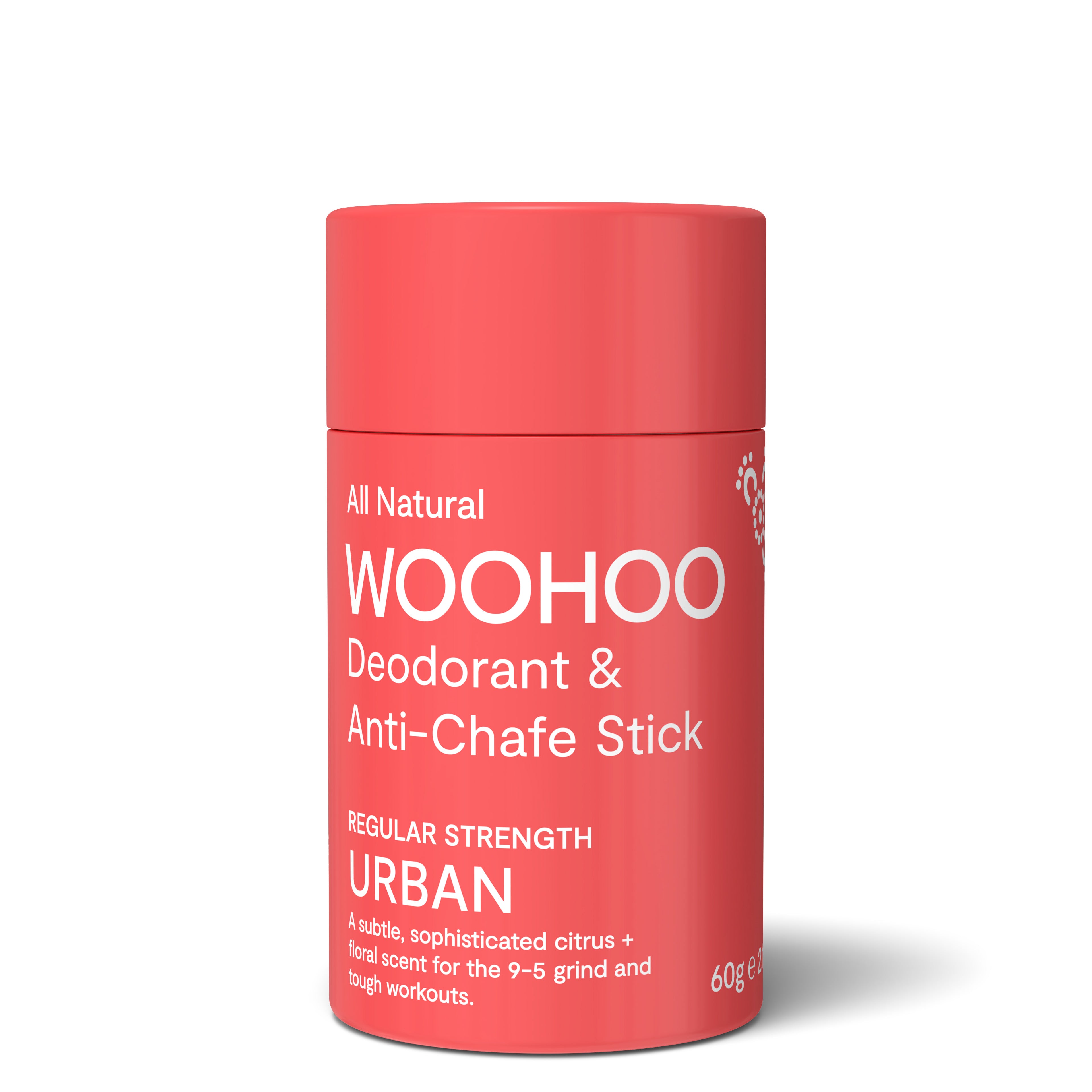 Woohoo All Natural Deodorant Stick 60g - Urban Scent