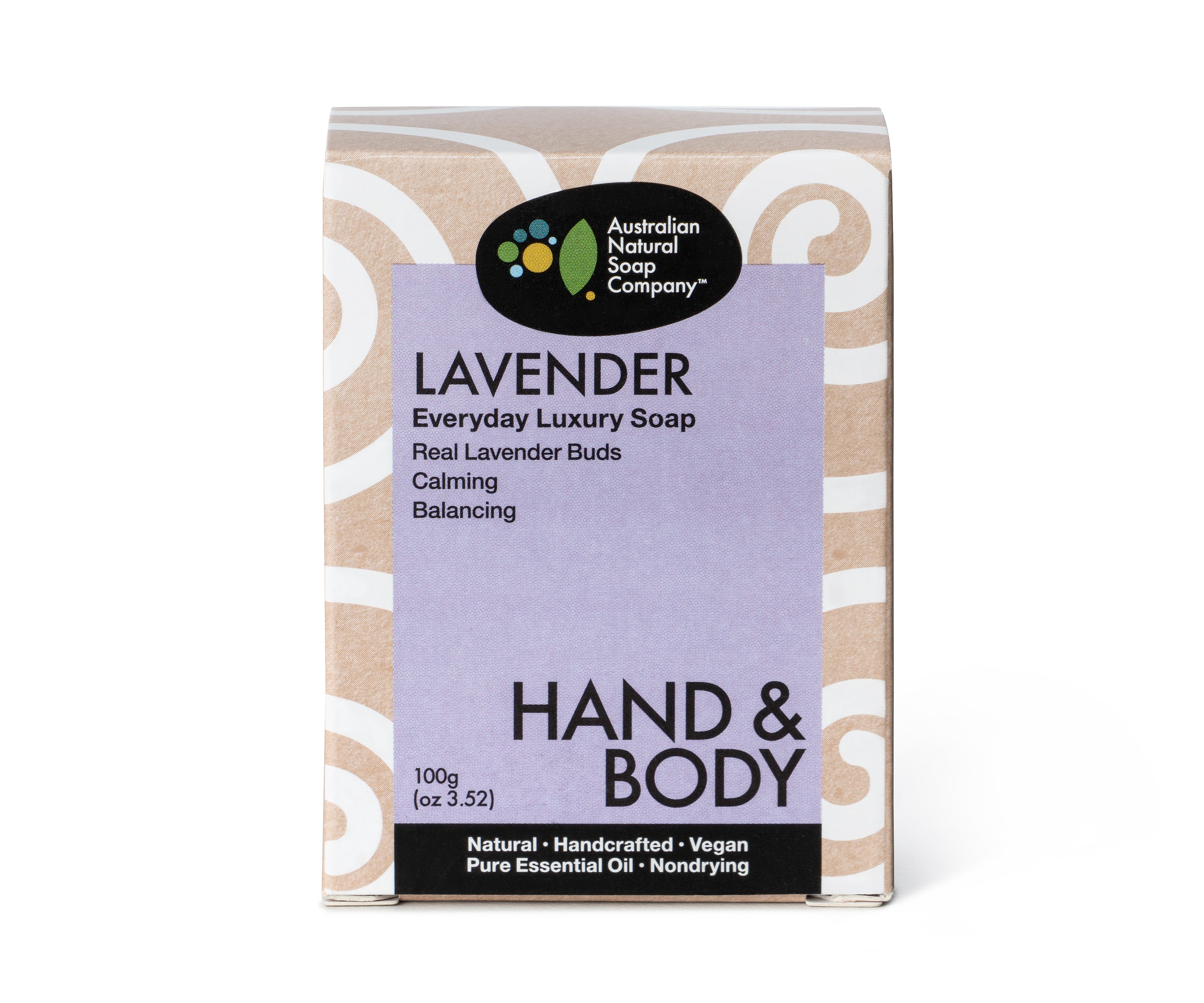 Hand & Body Lavender Bar Soap 100g