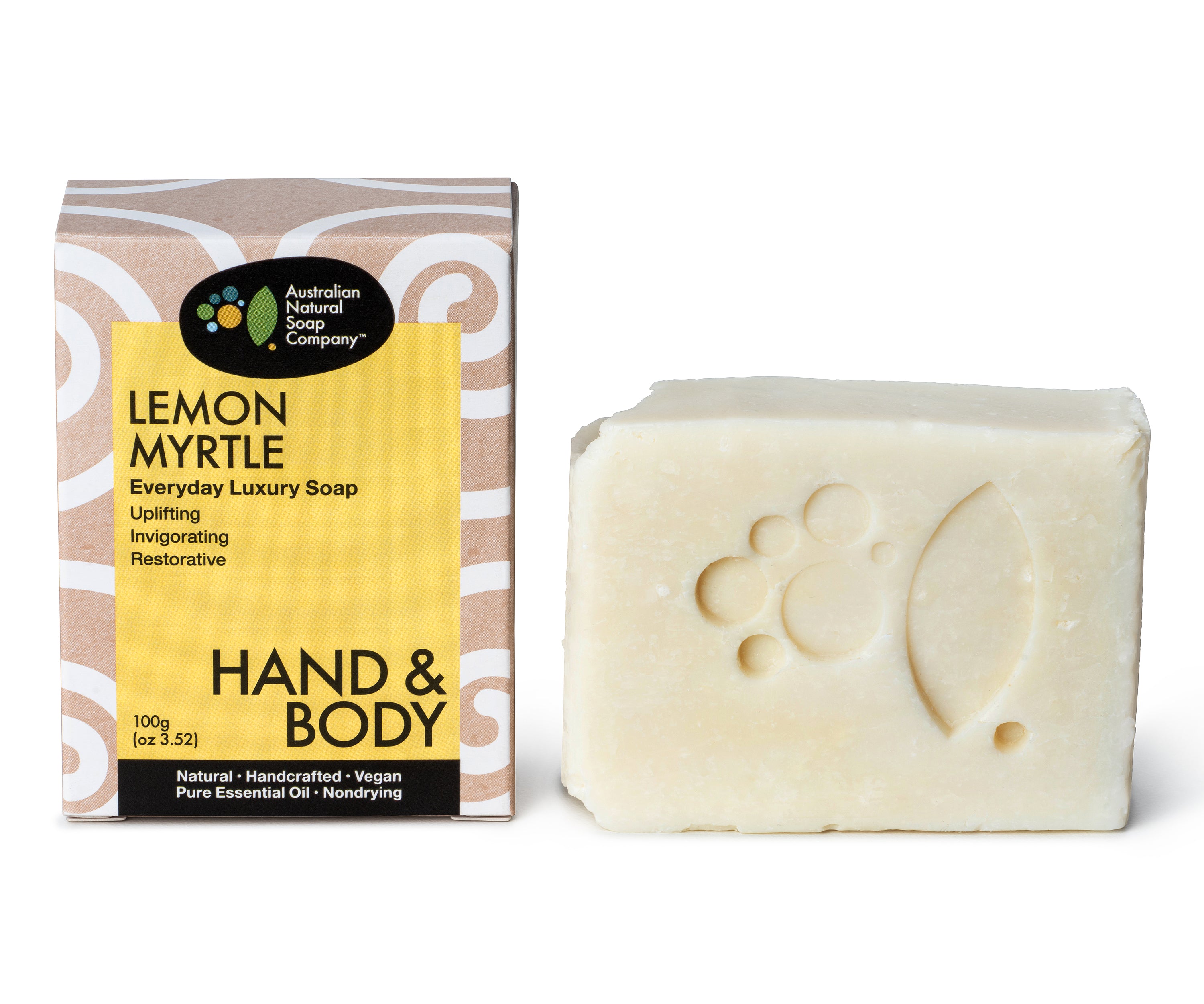 Hand & Body Lemon Myrtle Bar Soap 100g