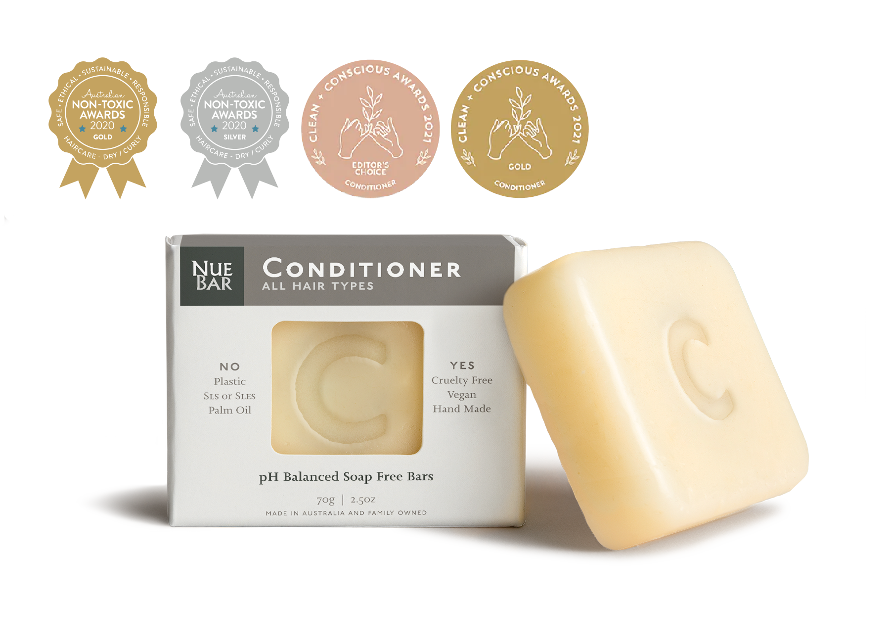 Conditioner Bar All Hair Types 70g
