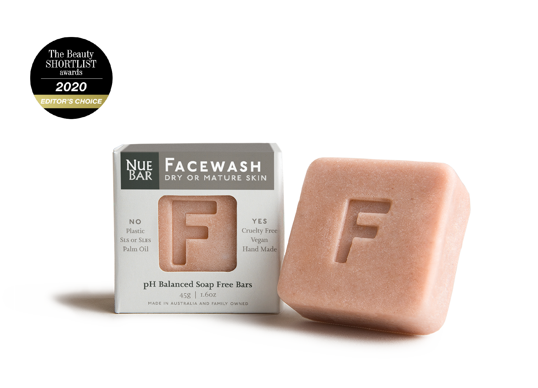 Face Wash Bar Dry or Mature Skin 45g