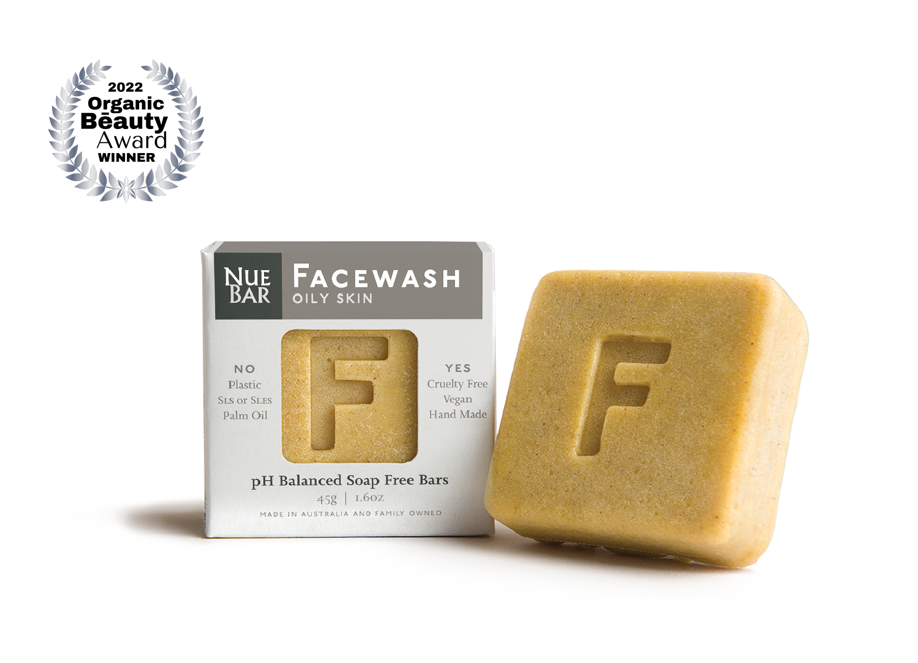 Face Wash Bar Acne Prone or Oily Skin 45g