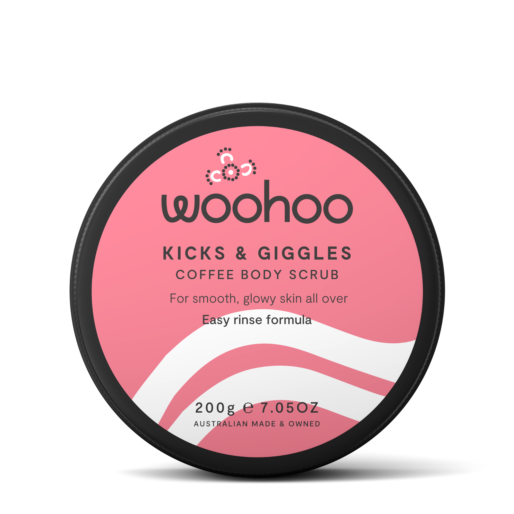 'Kicks and Giggles' Coffee Body Scrub 200g (Tin)