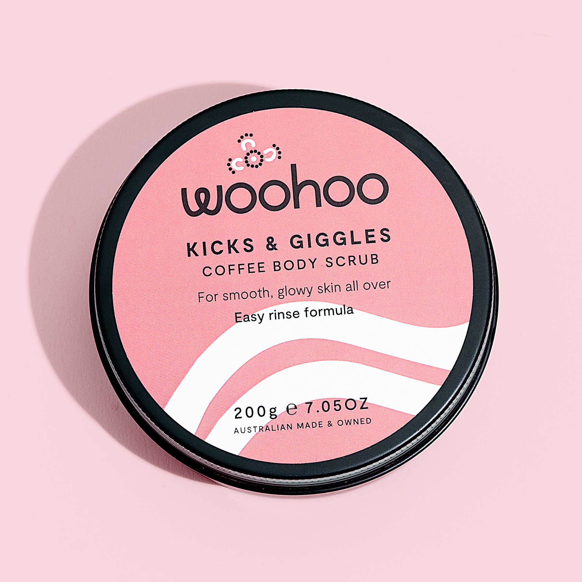 'Kicks and Giggles' Coffee Body Scrub 200g (Tin)